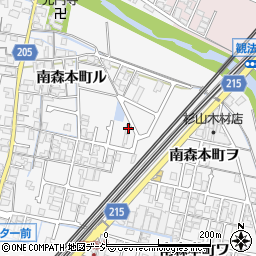 石川県金沢市南森本町ヲ48-3周辺の地図