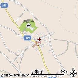 長野県須坂市米子449周辺の地図