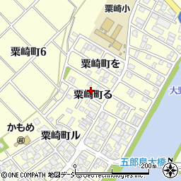 石川県金沢市粟崎町る12-2周辺の地図