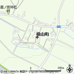 栃木県宇都宮市横山町周辺の地図