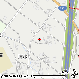 富山県小矢部市清水260周辺の地図