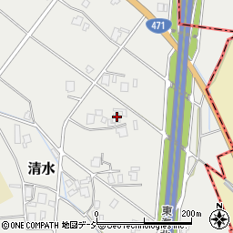 富山県小矢部市清水265周辺の地図