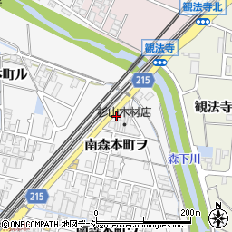 石川県金沢市南森本町ヲ103-1周辺の地図