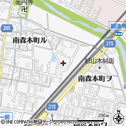 石川県金沢市南森本町ヲ44-3周辺の地図