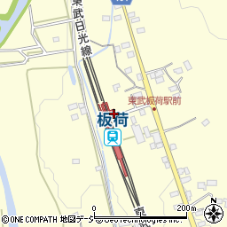 栃木県鹿沼市板荷222周辺の地図