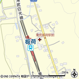 栃木県鹿沼市板荷230周辺の地図