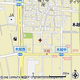 石川県金沢市木越町ト72周辺の地図