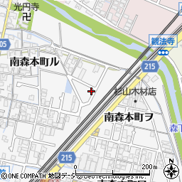 石川県金沢市南森本町ヲ43-3周辺の地図