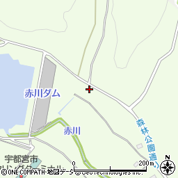 栃木県宇都宮市福岡町周辺の地図