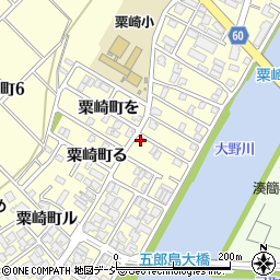 石川県金沢市粟崎町ホ52-38周辺の地図