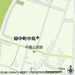 富山県富山市婦中町中島周辺の地図