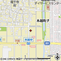 石川県金沢市木越町ト14-1周辺の地図