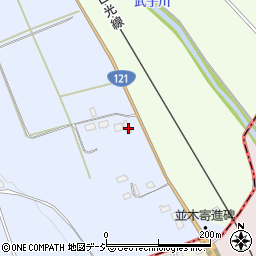 栃木県日光市小倉382-5周辺の地図