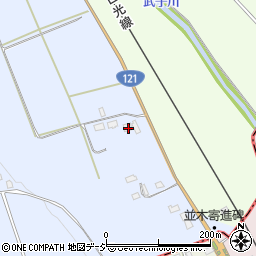 栃木県日光市小倉382周辺の地図