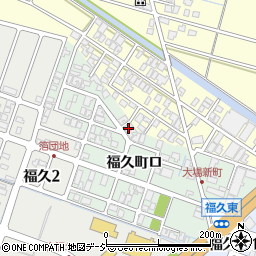石川県金沢市福久町ロ183周辺の地図