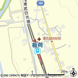 栃木県鹿沼市板荷223周辺の地図