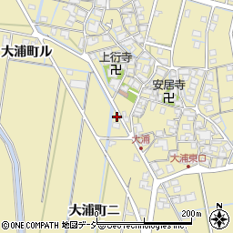 石川県金沢市大浦町ル2周辺の地図