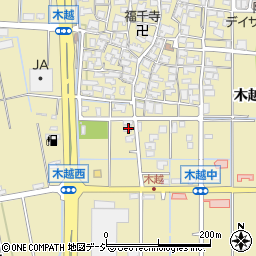 石川県金沢市木越町ト67周辺の地図