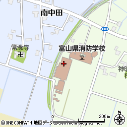 富山県庁　危機管理局・関係富山県広域消防防災センター周辺の地図