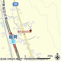 栃木県鹿沼市板荷1448-1周辺の地図
