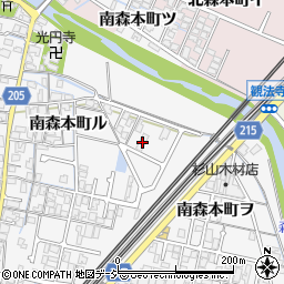 石川県金沢市南森本町ヲ34周辺の地図