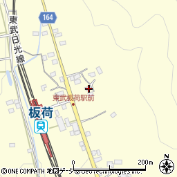 栃木県鹿沼市板荷1438周辺の地図