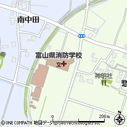 富山県庁　各種センター周辺の地図