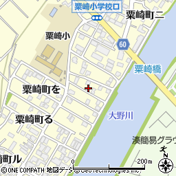石川県金沢市粟崎町ホ52-33周辺の地図