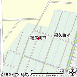 石川県金沢市福久町ヨ周辺の地図