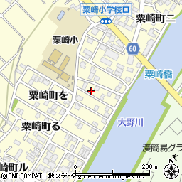 石川県金沢市粟崎町ホ52-76周辺の地図
