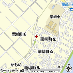 石川県金沢市粟崎町ヲ周辺の地図