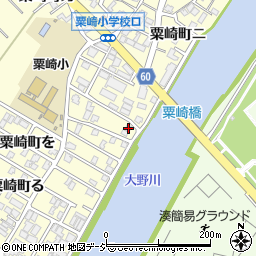 石川県金沢市粟崎町ホ41-11周辺の地図