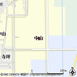 富山県立山町（中新川郡）中山周辺の地図
