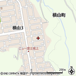 栃木県宇都宮市横山3丁目5周辺の地図