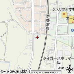 栃木県塩谷郡高根沢町宝積寺1477周辺の地図