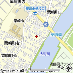 石川県金沢市粟崎町ホ41-8周辺の地図