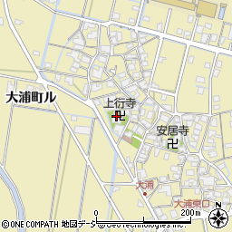 上衍寺周辺の地図