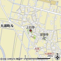 上衍寺周辺の地図