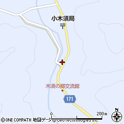 栃木県那須烏山市小木須1877周辺の地図