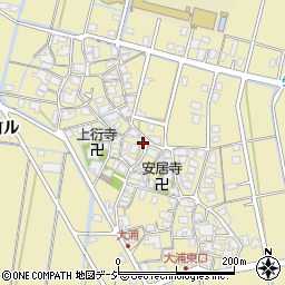 石川県金沢市大浦町周辺の地図