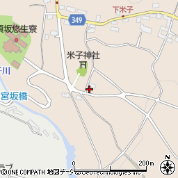 長野県須坂市米子127周辺の地図