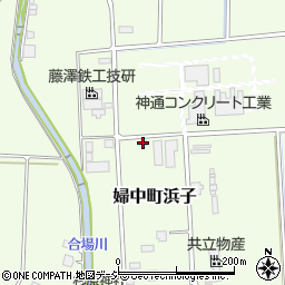 神通コンクリート工業株式会社　生コン部周辺の地図