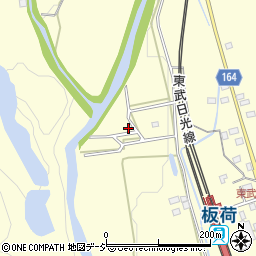 栃木県鹿沼市板荷249-10周辺の地図