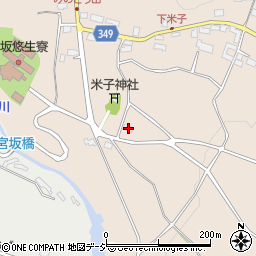 長野県須坂市米子128周辺の地図