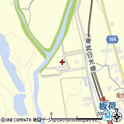 栃木県鹿沼市板荷249-12周辺の地図