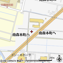 石川県金沢市南森本町ヘ44周辺の地図