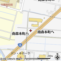 石川県金沢市南森本町ヘ44-1周辺の地図