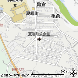 須坂市公民館夏端町分館周辺の地図