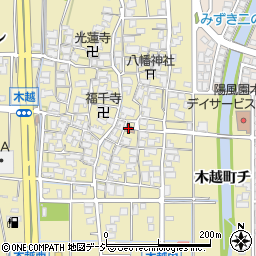 木越町会館周辺の地図