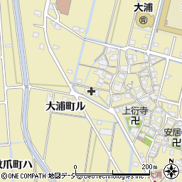 石川県金沢市大浦町ヘ196周辺の地図